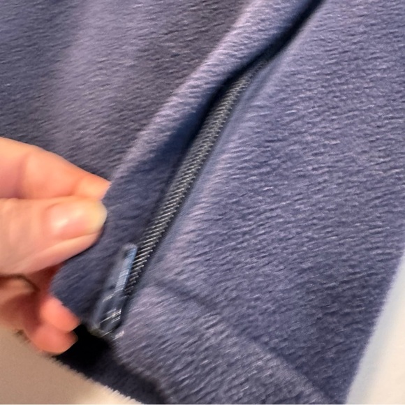 Yeezy Gap Polar Fleece Joggers Wide Leg Zip Ankle Navy Blue  Sz XL NWT - Picture 12 of 13